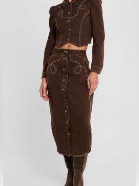 Love the Label Apoline midi Skirt Size S